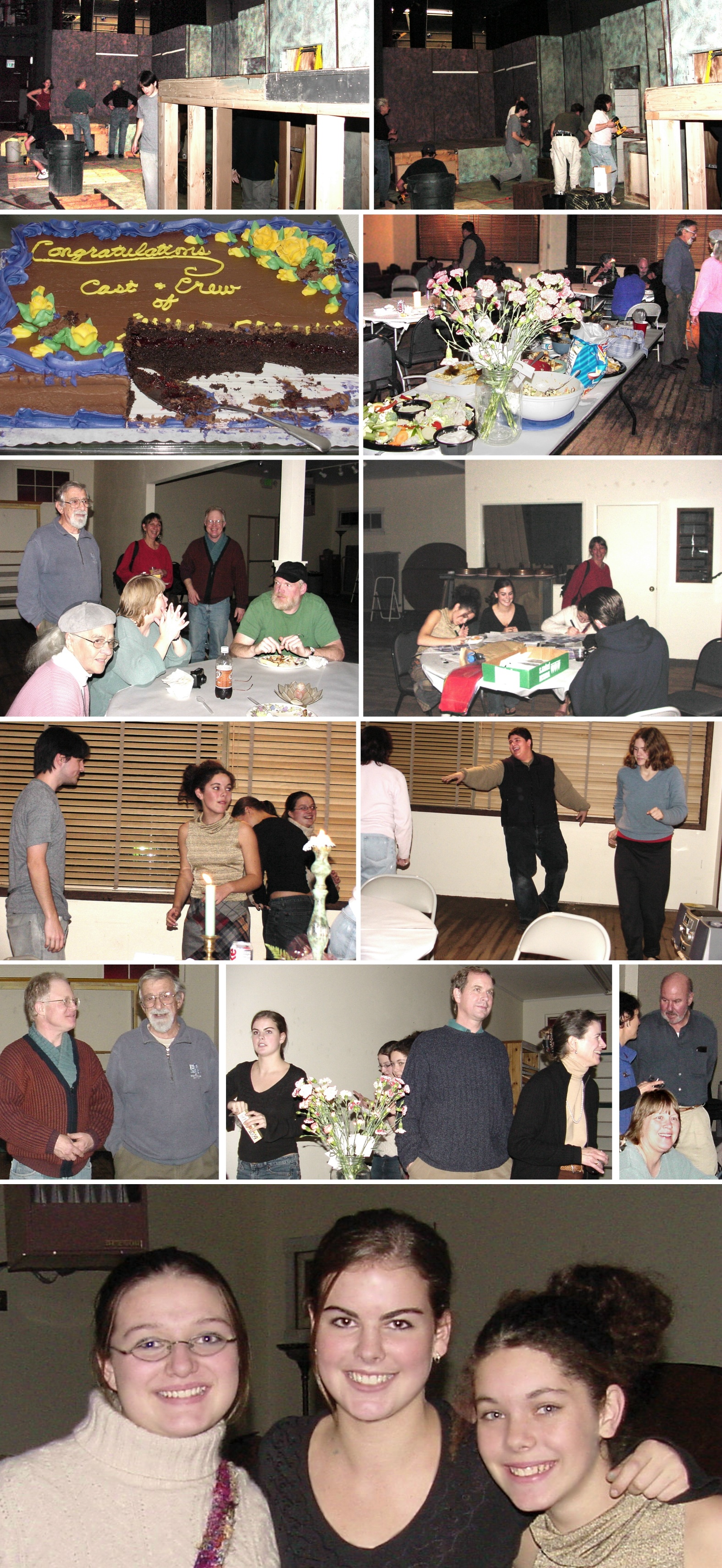 "Diary of Anne Frank" Set Strike and Cast Party