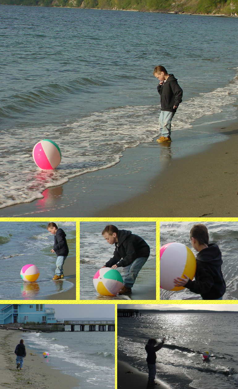 Gio with a Beach Ball - April 21, 2001
(Click to enlarge)