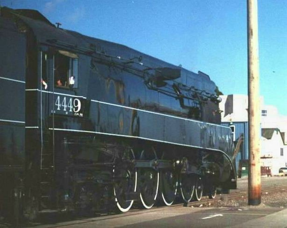 "Daylight Express" 4-8-4 Steam Locomotive 4449 - by Alex Baranyi