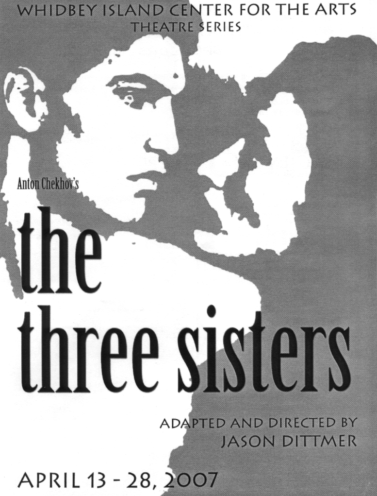 Page 1 of Program for "The Three Sisters" - April, 2007