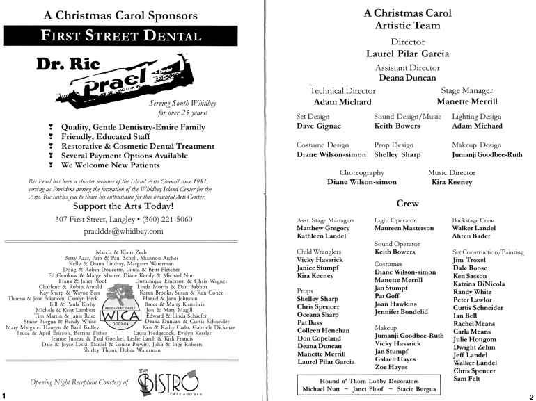 a-christmas-carol-printed-program-december-5-2003