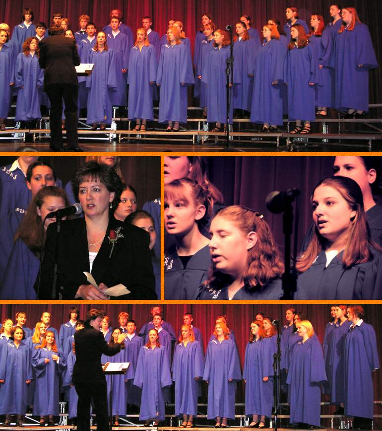 Connie's Choir at Fall Concert - 10/29/03