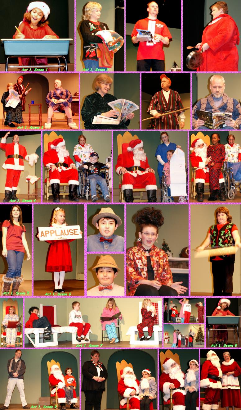 "Dear Santa" Act 1 Photos by Mary Lou Chandler - 12/9/08
( Click the collage to enlarge it... )