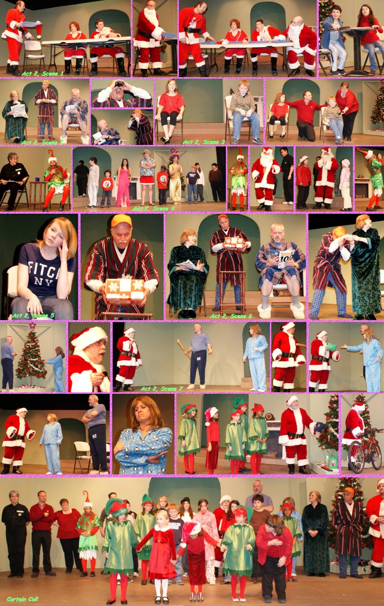 "Dear Santa" Act 2 Photos by Mary Lou Chandler - 12/9/08
( Click the collage to enlarge it... )