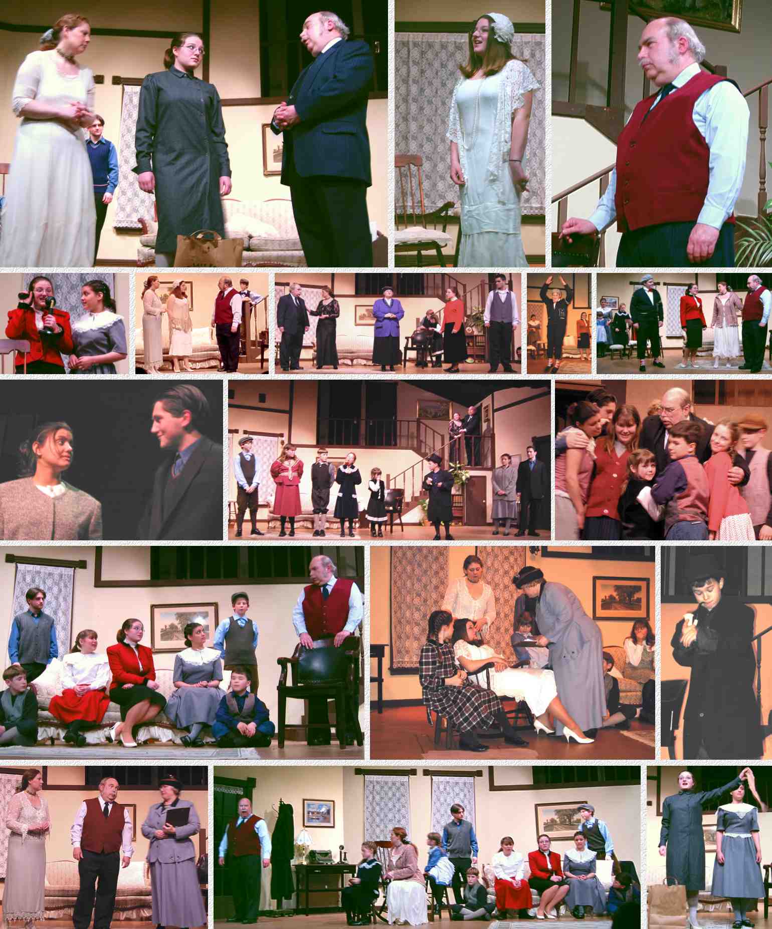 "Cheaper By The Dozen" Rehearsals ENLARGED - January, 2003