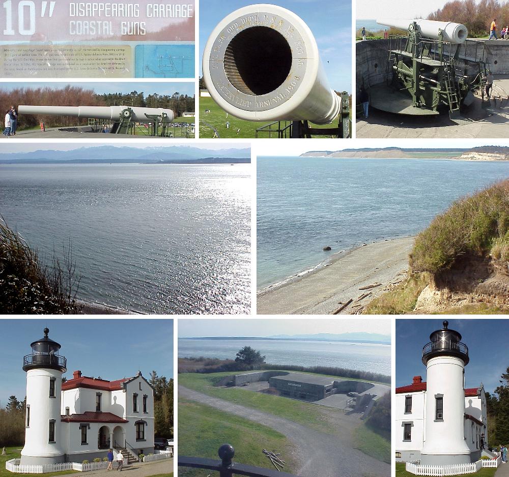 Fort Casey Guns and Lighthouse