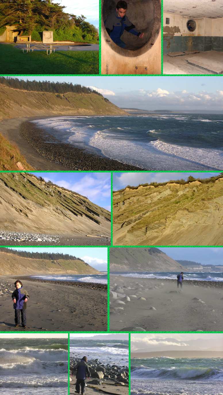 Gio's February 2005 Hikes at Fort Ebey - 28th and 4th
( Click the collage to enlarge it ... )