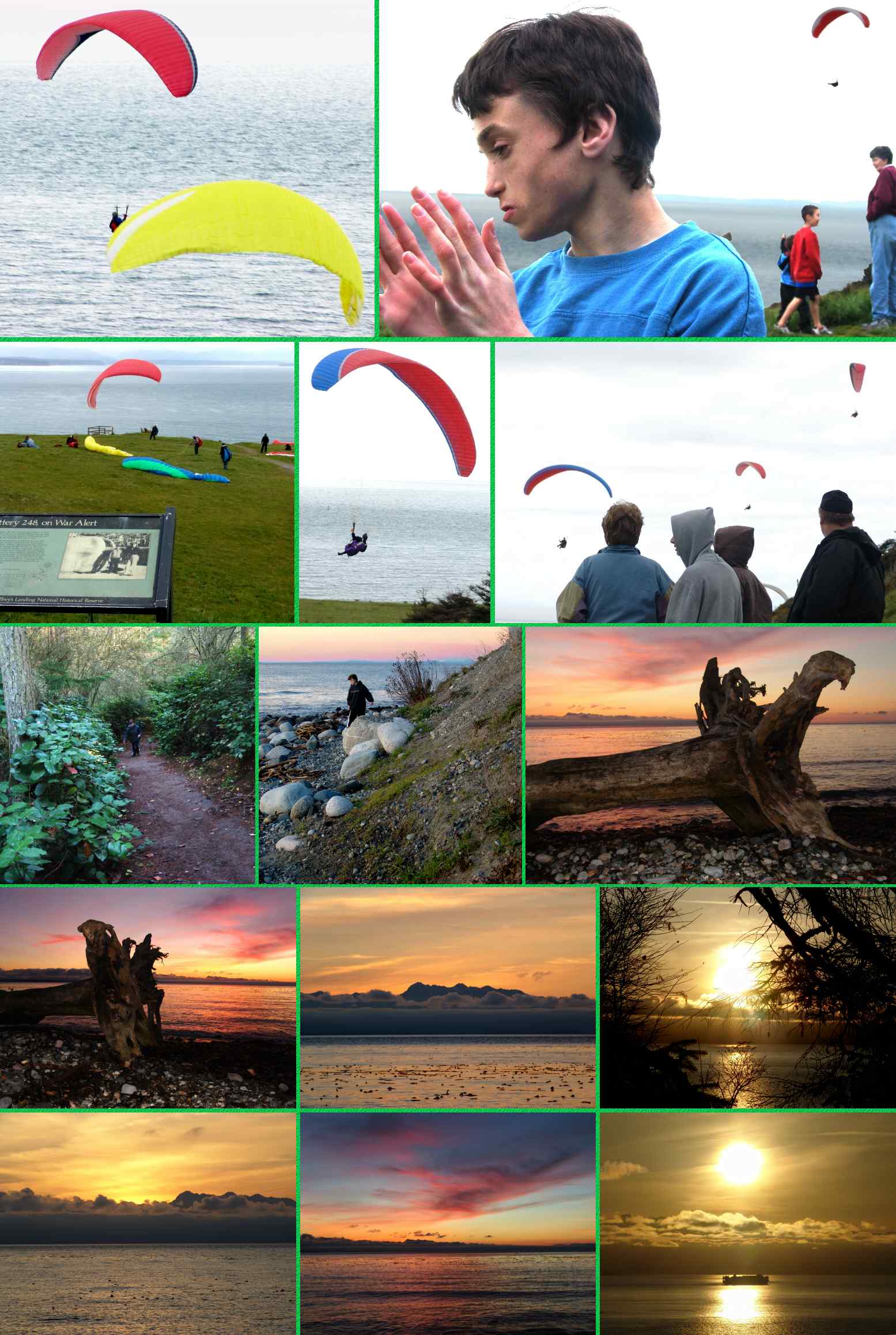 Gio's Hikes at Fort Ebey - 4/9/05 and 11/17/05, Enlarged