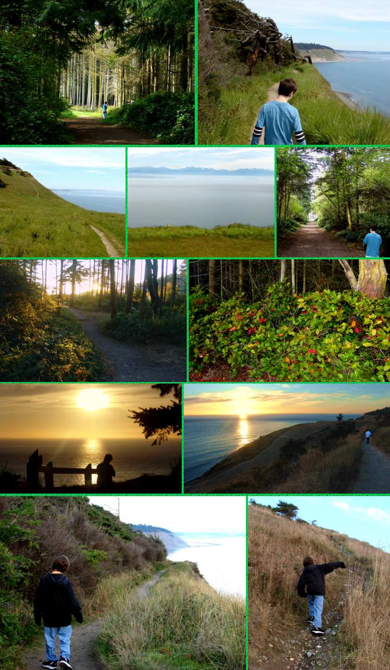 Gio's 2006 Hikes at Fort Ebey
( Click the collage to enlarge it ... )
