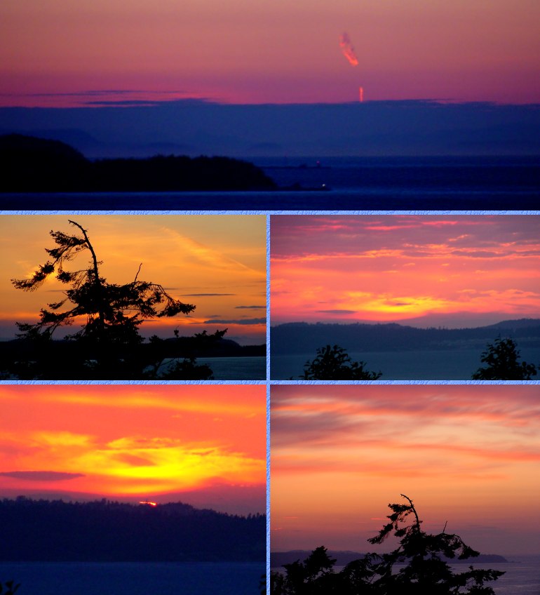 June and July Sunsets - June 3 to July 13, 2001