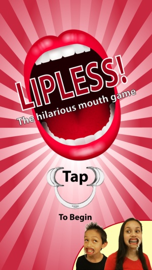 Screen Capture from our "LIPLESS!" cellphone Application