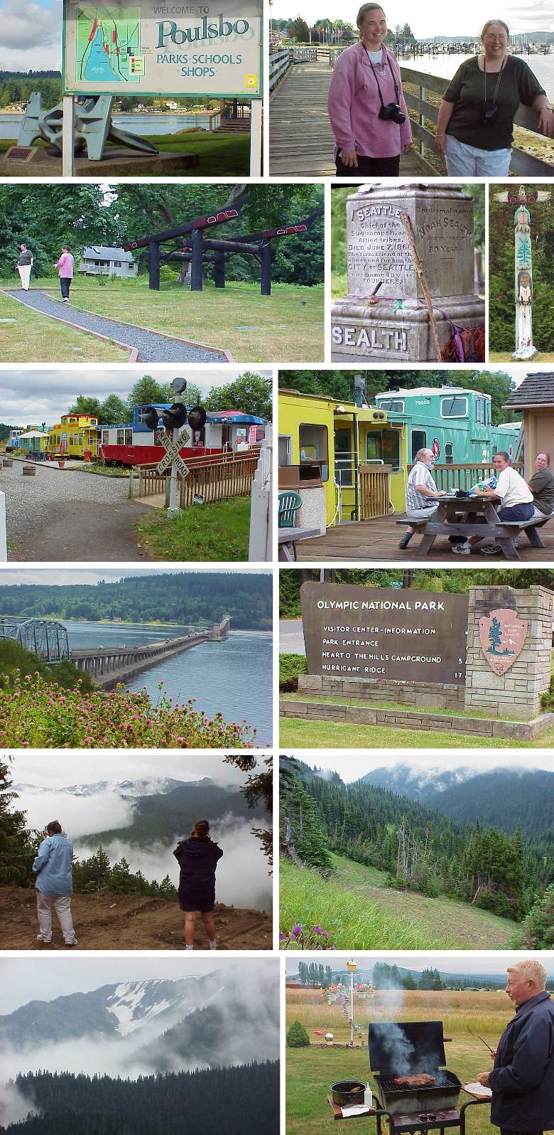 Anita and Becky on the Olympic Peninsula - 7/26/00