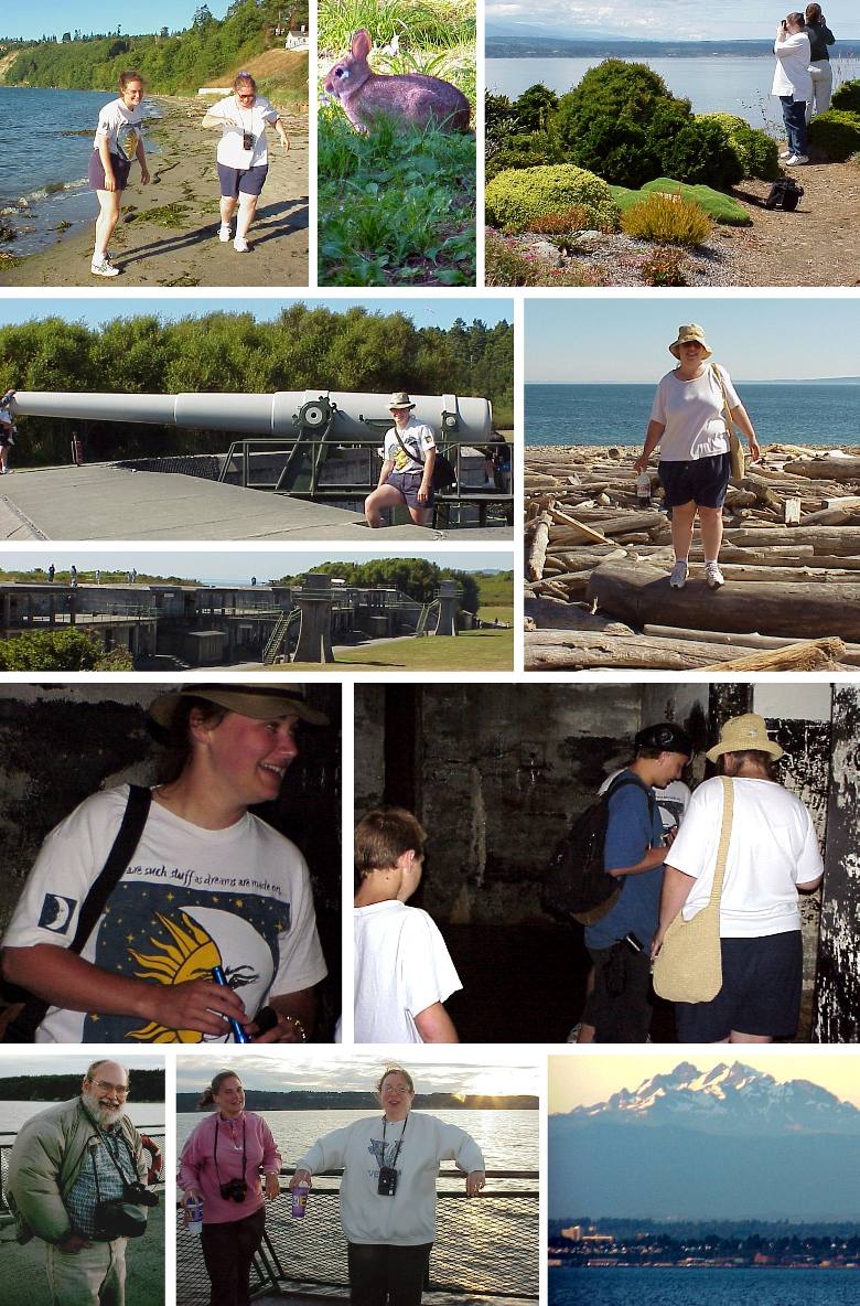 Anita and Becky around Bush Point and Fort Casey
(Click to enlarge)