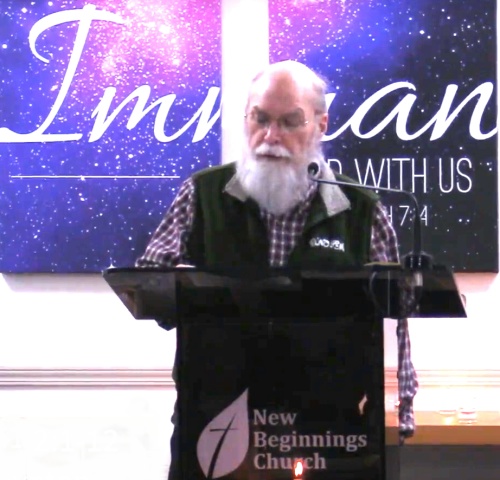 Reading Scripture at New Beginnings Church