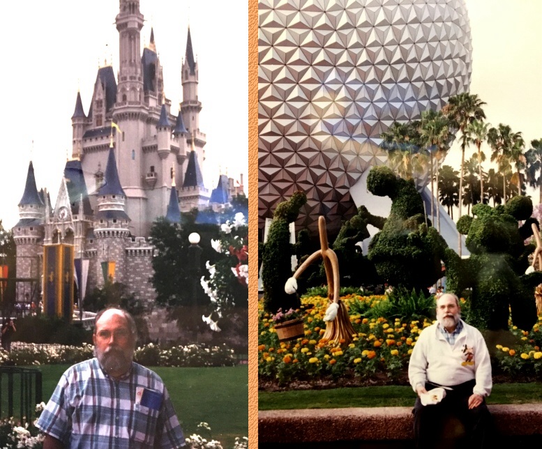 At Disney World's Castle and Epcot Center