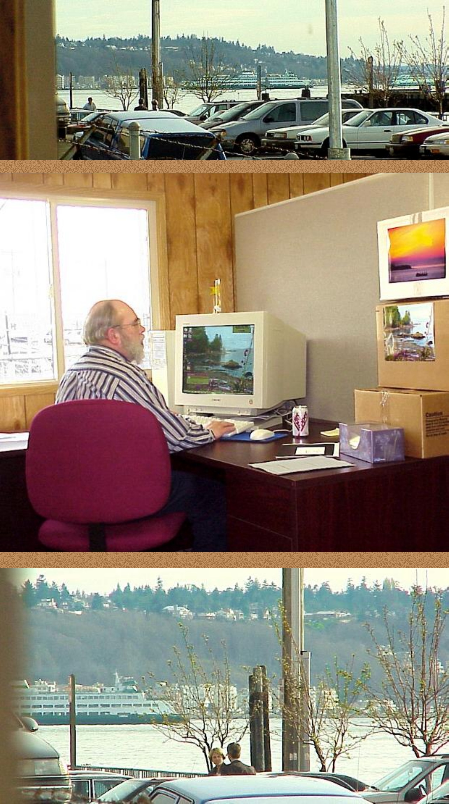 Norm's Current Office in Seattle - 3/20/00 - Enlarged