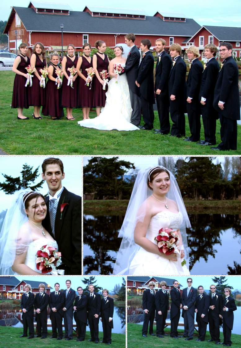 Constanze's Wedding Reception - 11/18/06
 First Pond Poses
( Click the photo collage to enlarge it... )