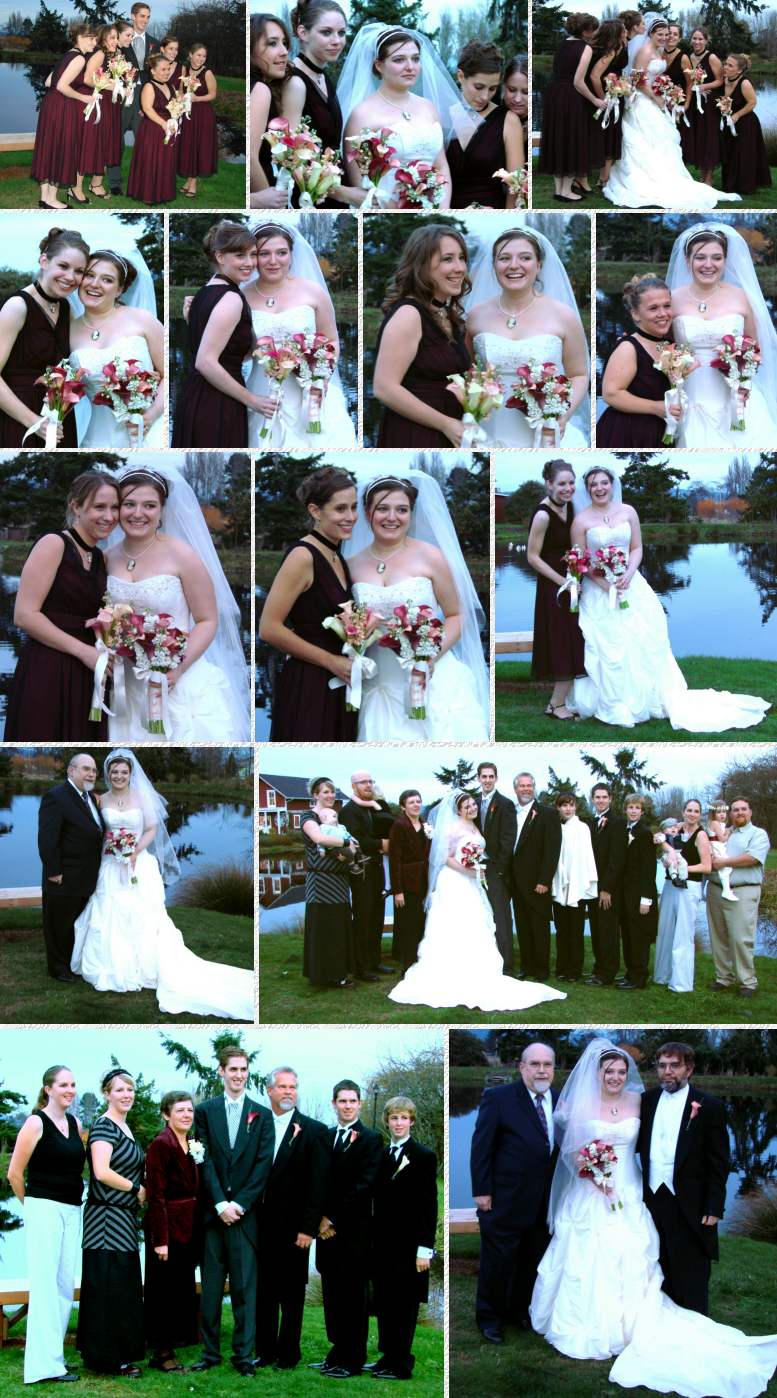 Constanze's Wedding Reception - 11/18/06
 Second Pond Poses
( Click the photo collage to enlarge it... )