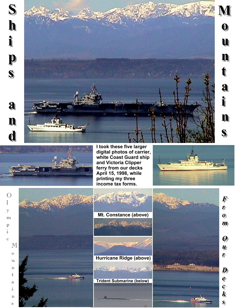Ships and Mountains Collage