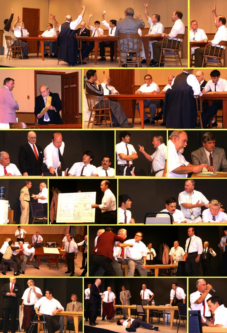 "Twelve Angry Men" Rehearsal Photos
 9/26/07 to 10/9/07
( Click to enlarge... )