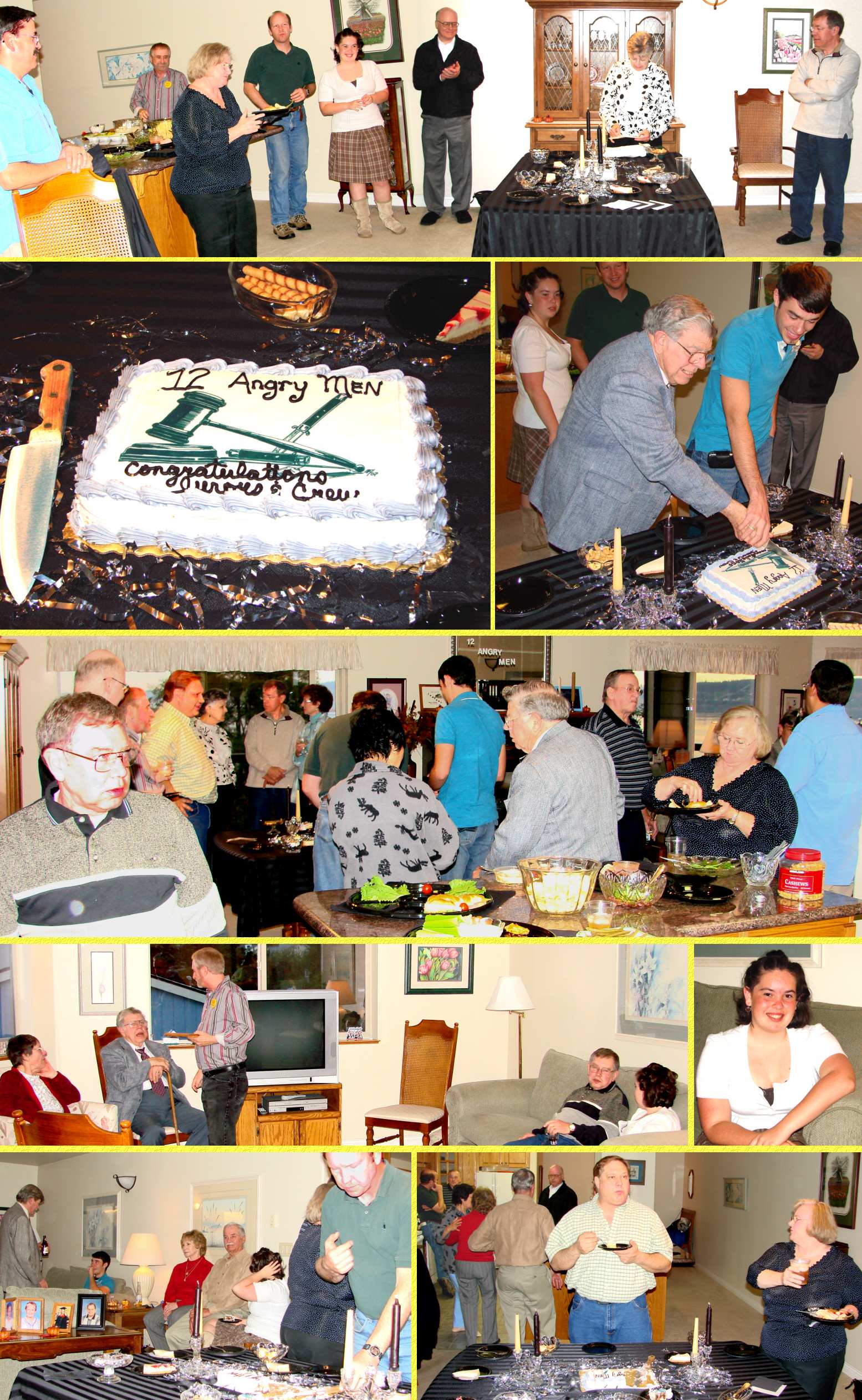 "Twelve Angry Men" Cast Party Photos  - 10/14/07