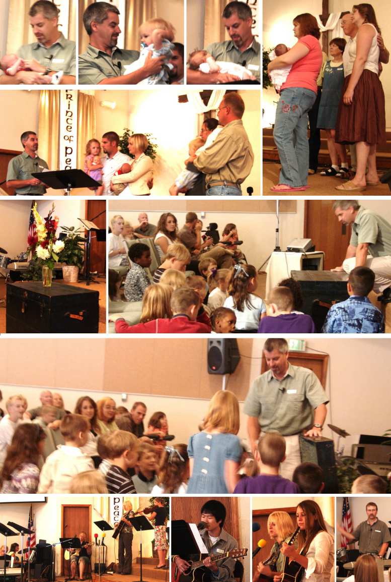 Sunday Service Scenes - August, 2006