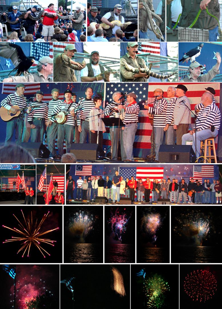 "Celebrate America - 2008" Bottom Collage - 7/3/08
( Click the collage to enlarge it... )