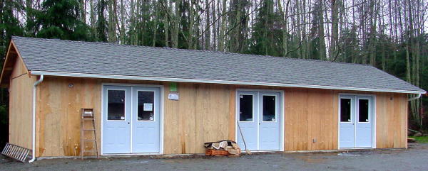 Temporary Classroom Building  Construction - 1/14/01