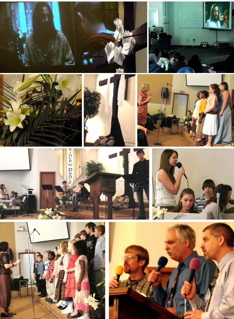 Sunday Service Scenes - April 8, 2007