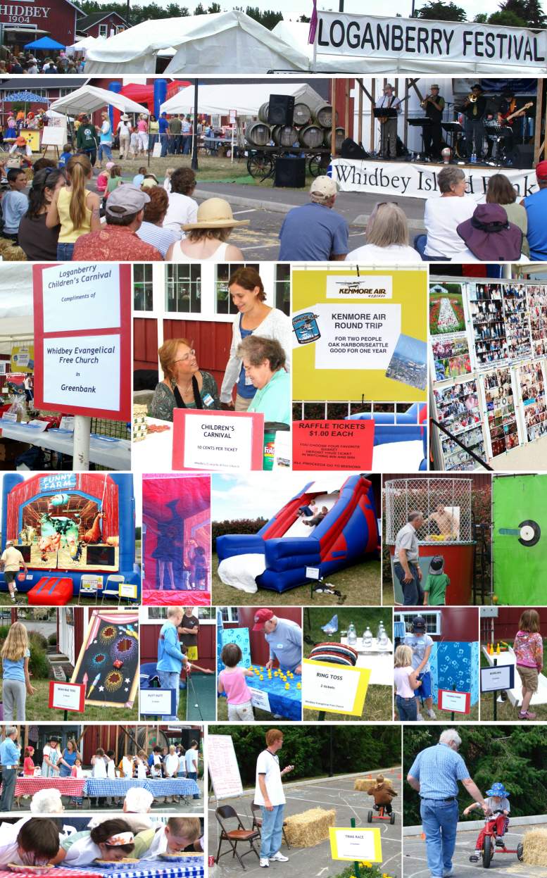 "Loganberry Children's Carnival" - July 28, 2007
 ( Click the photo collage to enlarge it.)