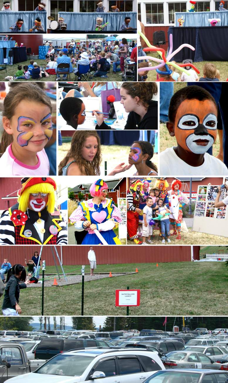 "Loganberry Children's Carnival" - July 28, 2007
 ( Click the photo collage to enlarge it.)