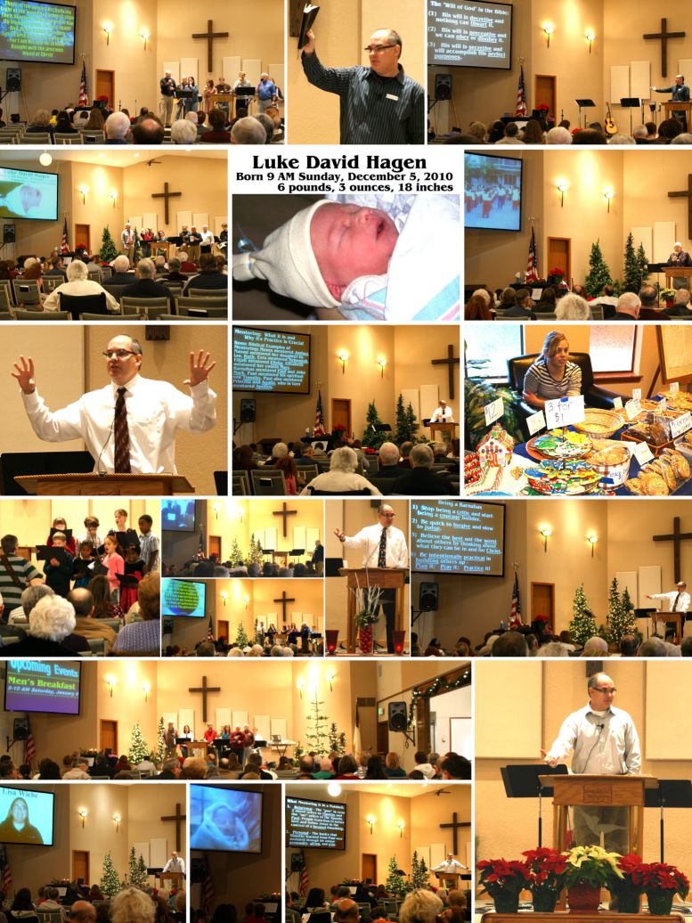 Sunday Service Scenes - December, 2010
( Click this collage to enlarge it... )