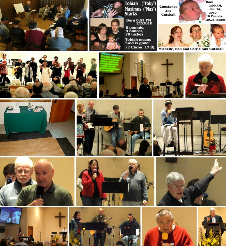 Sunday Service Scenes - February, 2010
( Click this collage to enlarge it... )