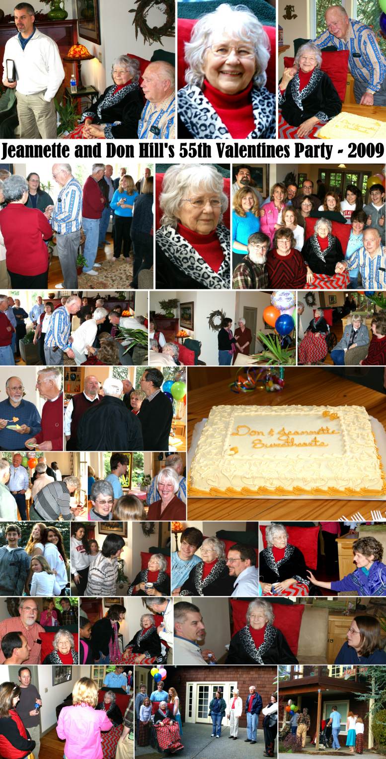 Jeannette and Don Hill's 55th Valentines Party - 2/14/09
( Click this collage to enlarge it... )