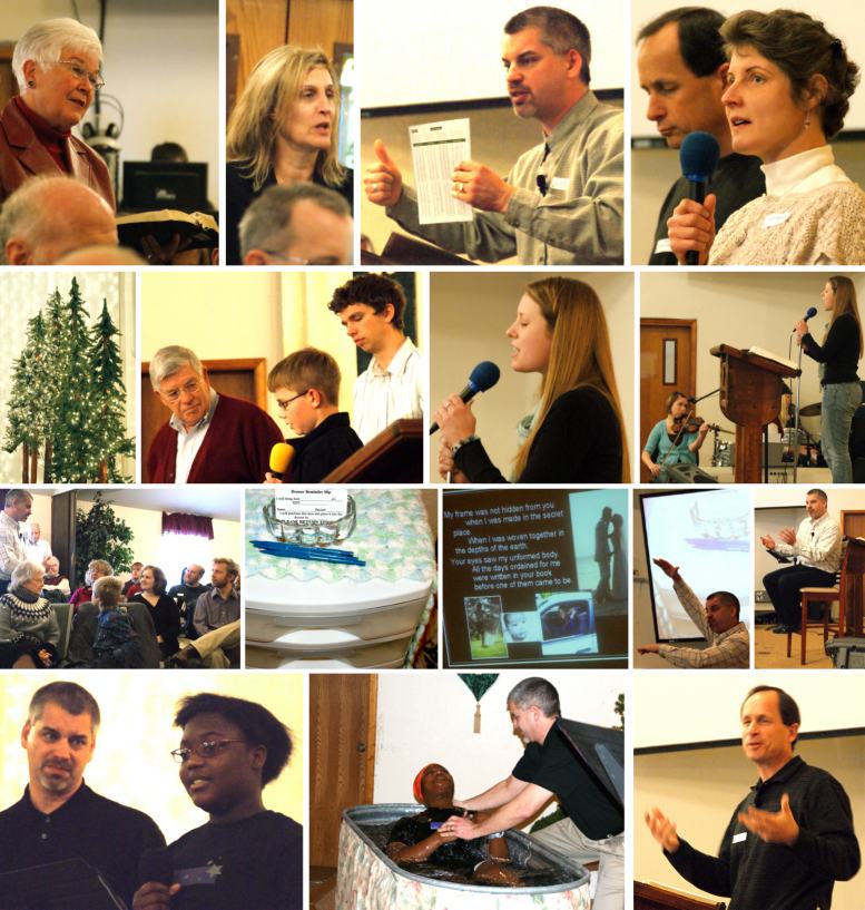 Sunday Service Scenes - January, 2009
( Click this collage to enlarge it... )