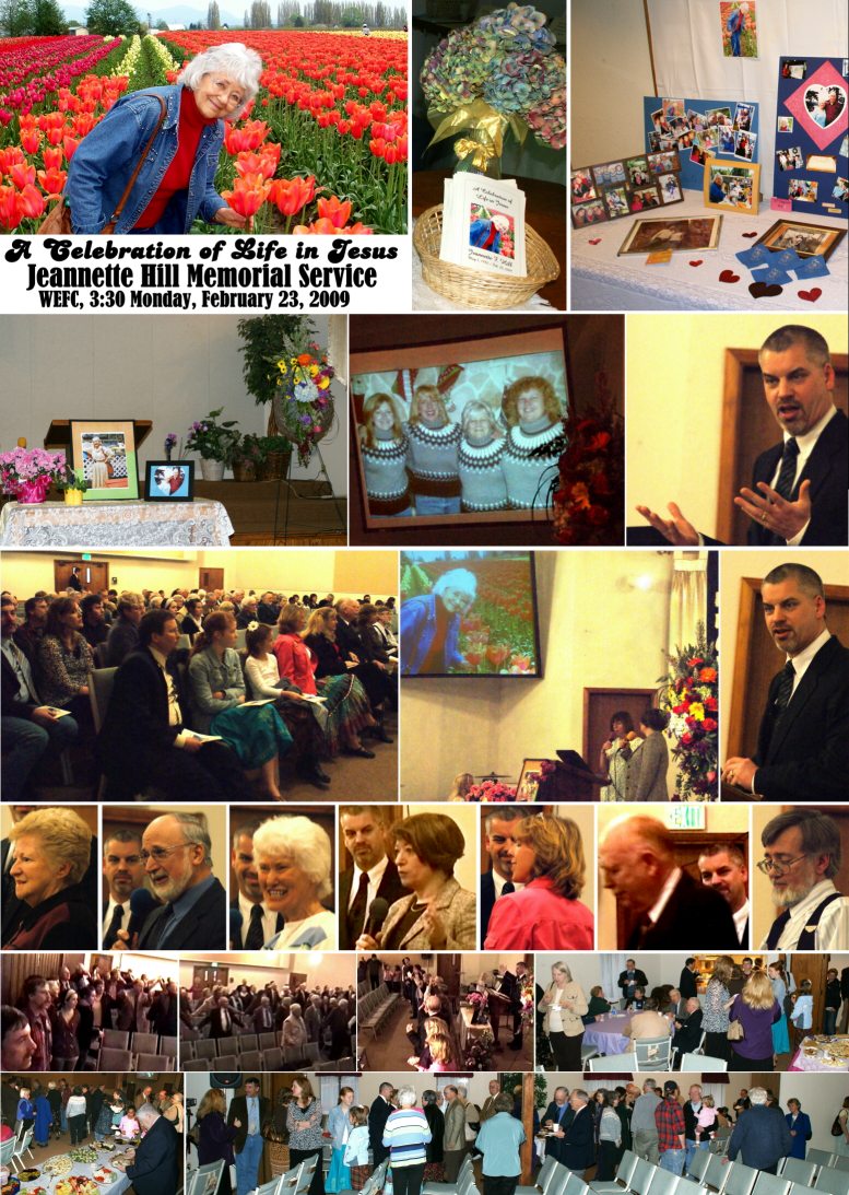 Jeannette Hill Memorial Service - 2/23/09
( Click this collage to enlarge it... )