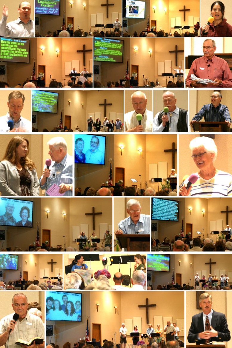 Sunday Service Scenes - July, 2010
( Click this collage to enlarge it... )