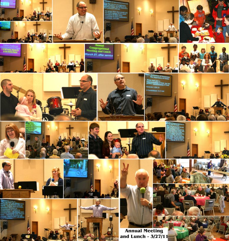 Sunday Service Scenes - March, 2011
( Click this collage to enlarge it... )