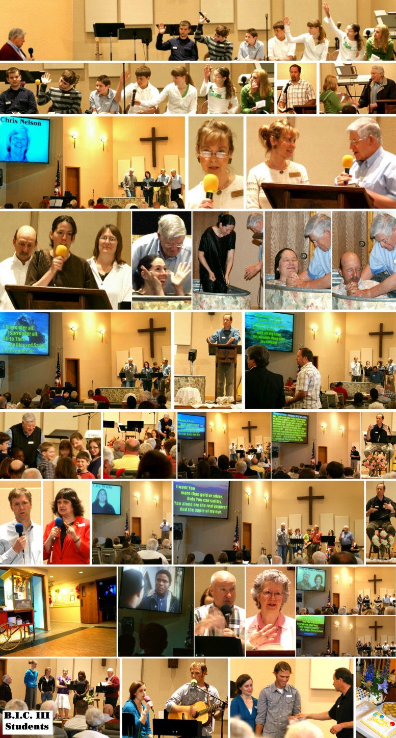 Sunday Service Scenes - May, 2010
( Click this collage to enlarge it... )