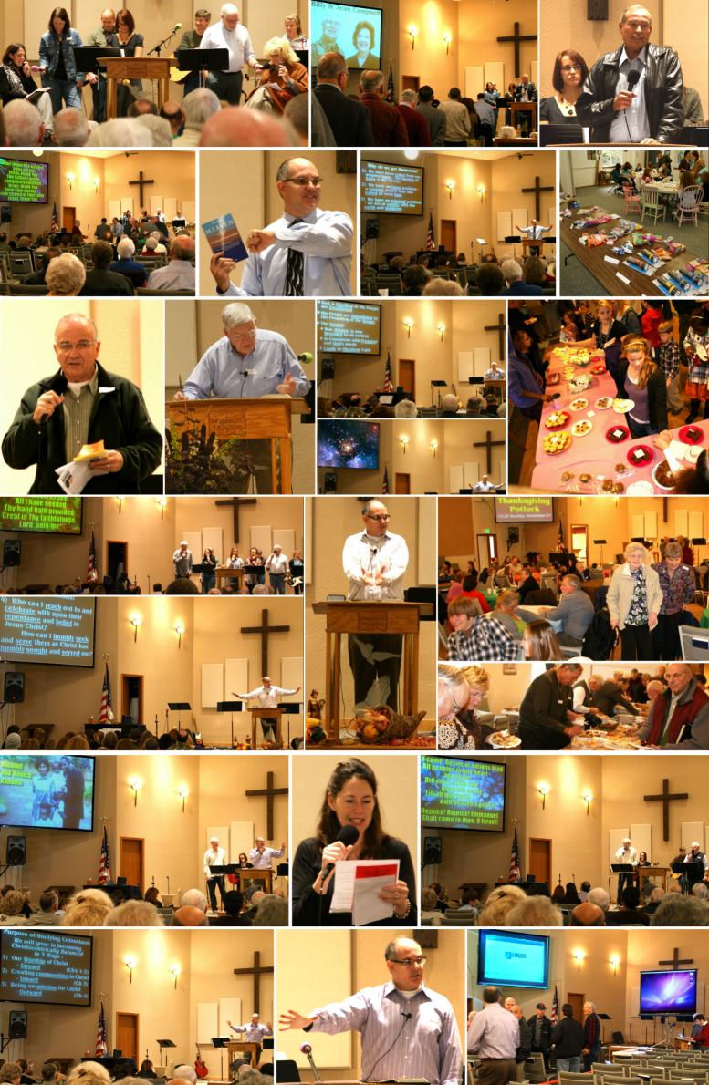 Sunday Service Scenes - November, 2010
( Click this collage to enlarge it... )