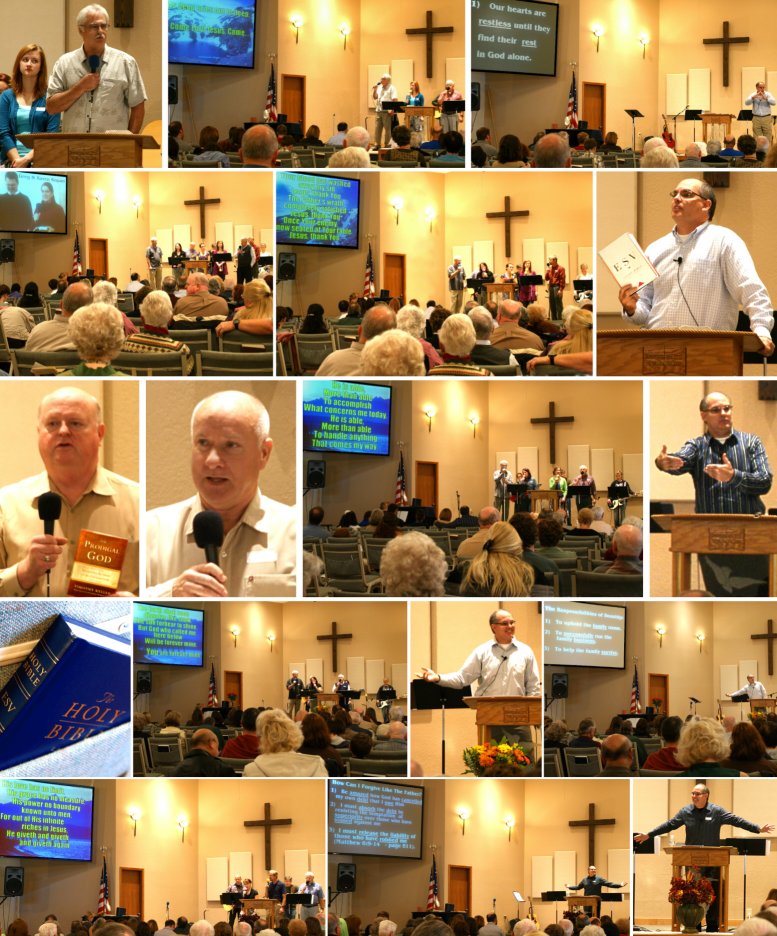 Sunday Service Scenes - October, 2010
( Click this collage to enlarge it... )