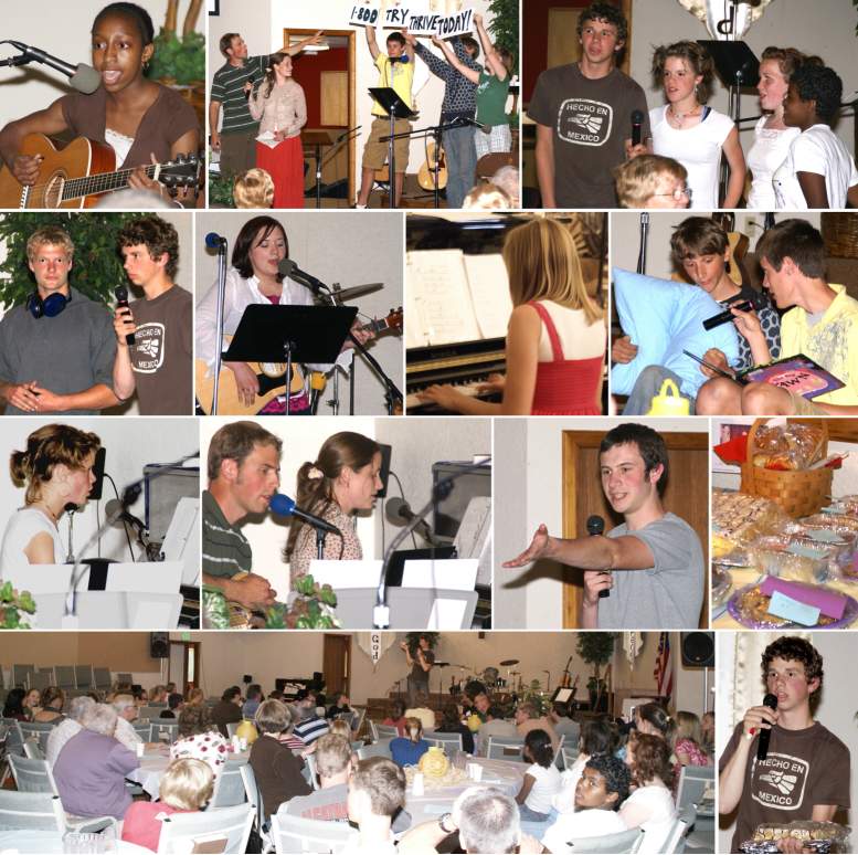 Youth Ministries Talent Night 2008 - End - 5/25/08
( Click the photo collage to enlarge it.)