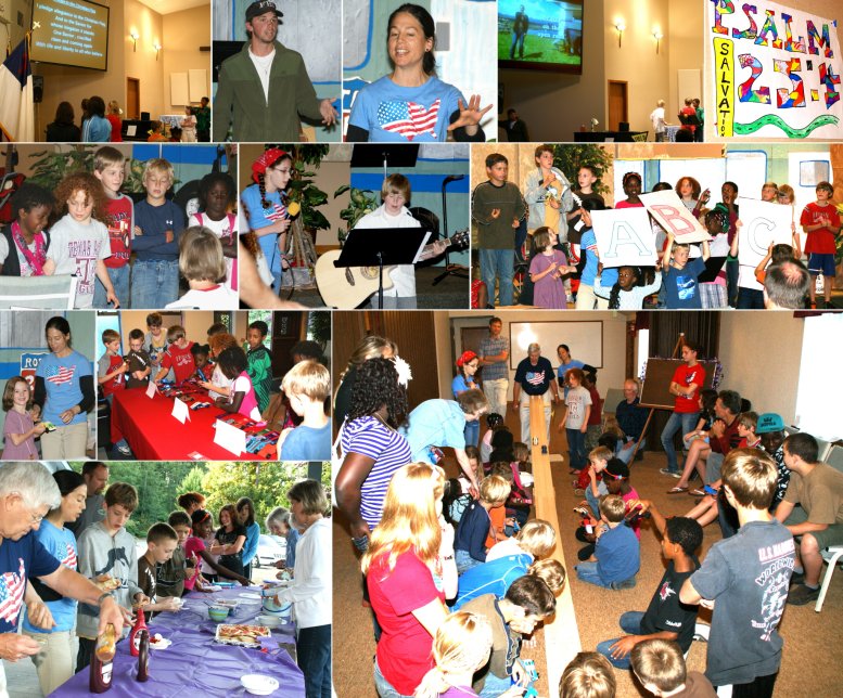 Vacation Bible School Closing Program - August 6, 2010
( Click this collage to enlarge it... )