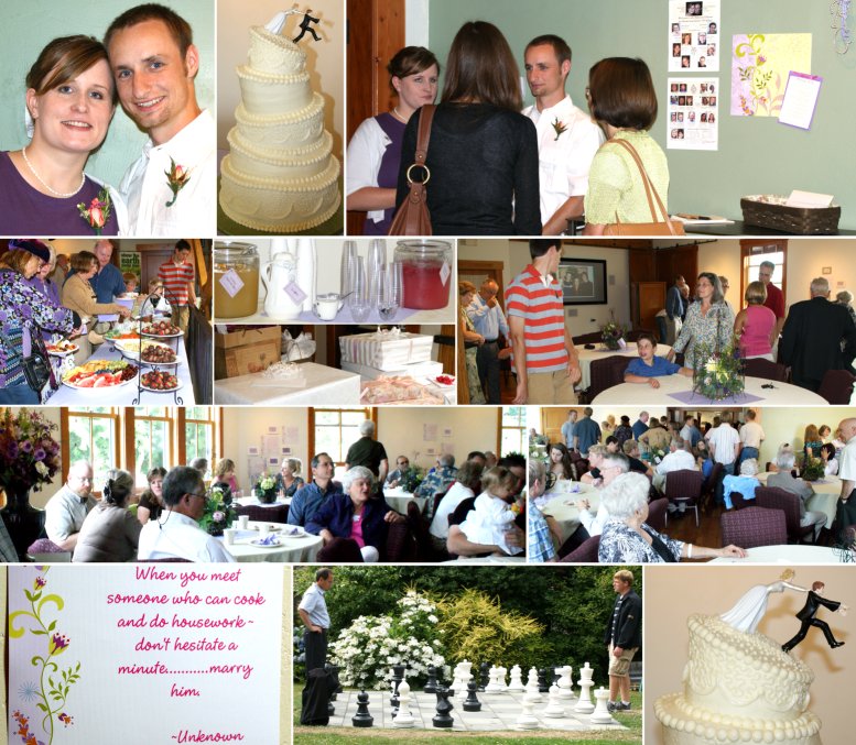 Wedding Reception for Grant and Rachel Walker - 8/10/08
( Click the photo collage to enlarge it. )