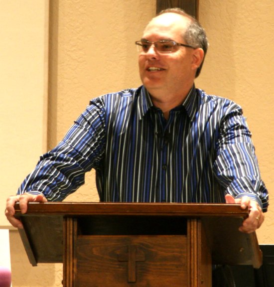 Candidate Pastor David Craig preaching
 "From Grumbling to Gracing" - 7/11/10