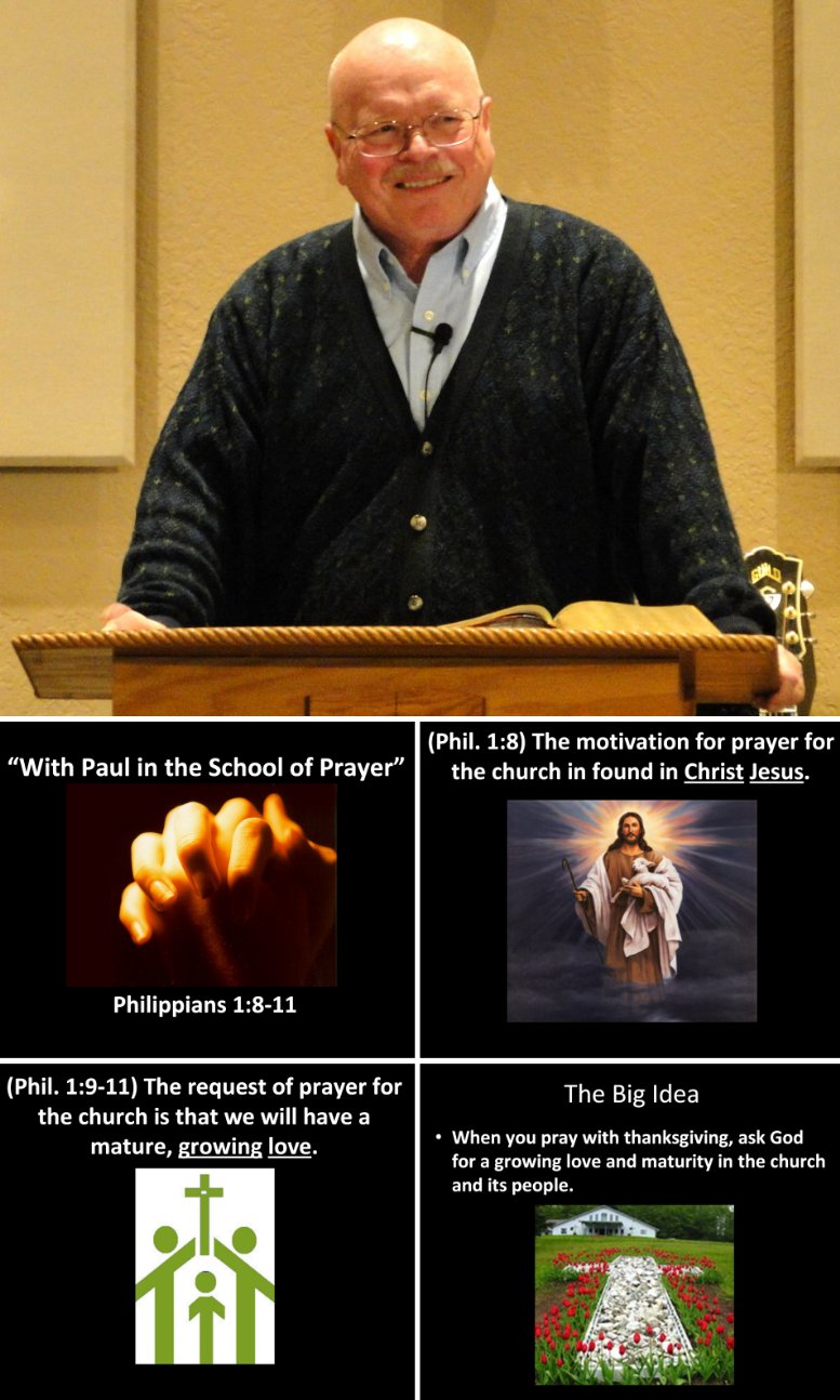 Pastor Charlie's sermon slides for "With Paul in the School of Prayer" - 10/2/11