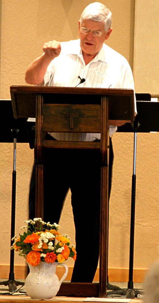 Pastor Dave Stevenson preaching
 "The Universal Word of God" - 6/27/10