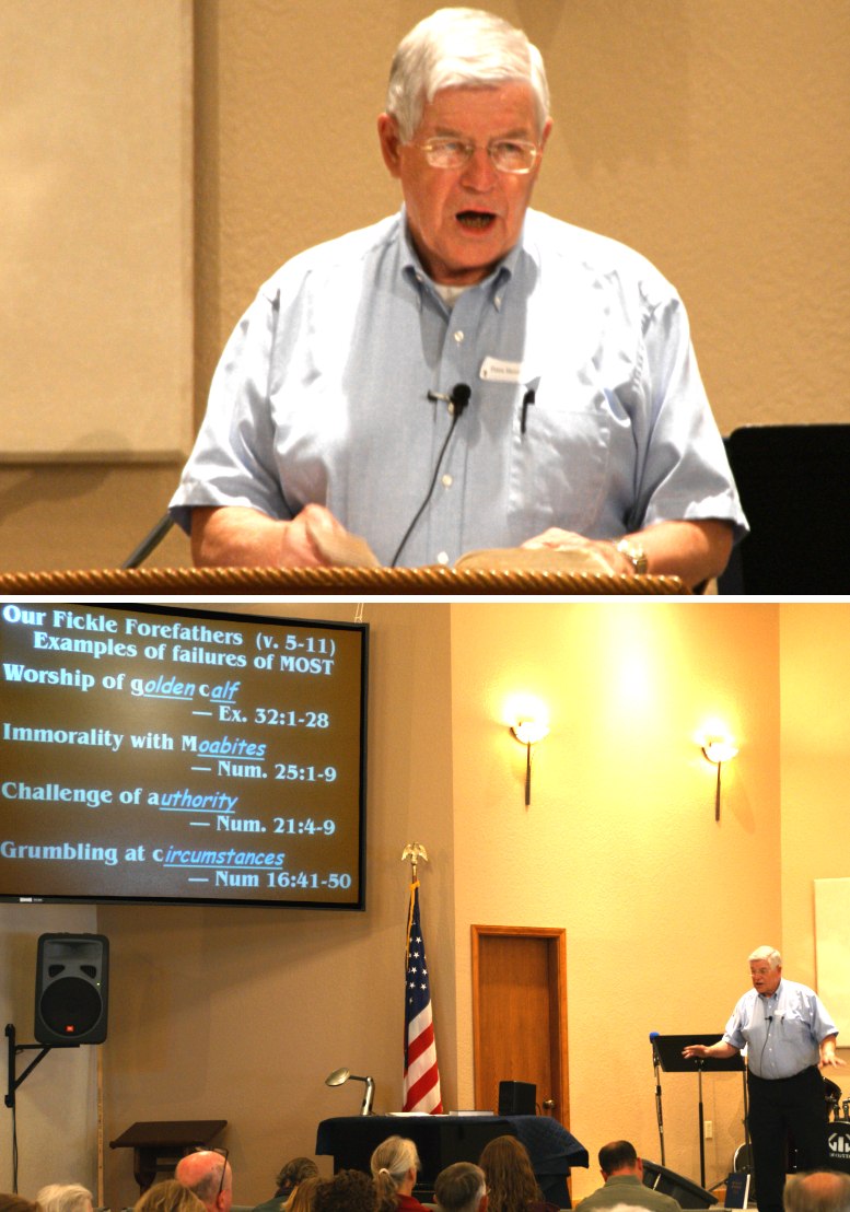 Pastor David Stevenson preaching
 "Fickle People; Faithful God" - 8/7/11