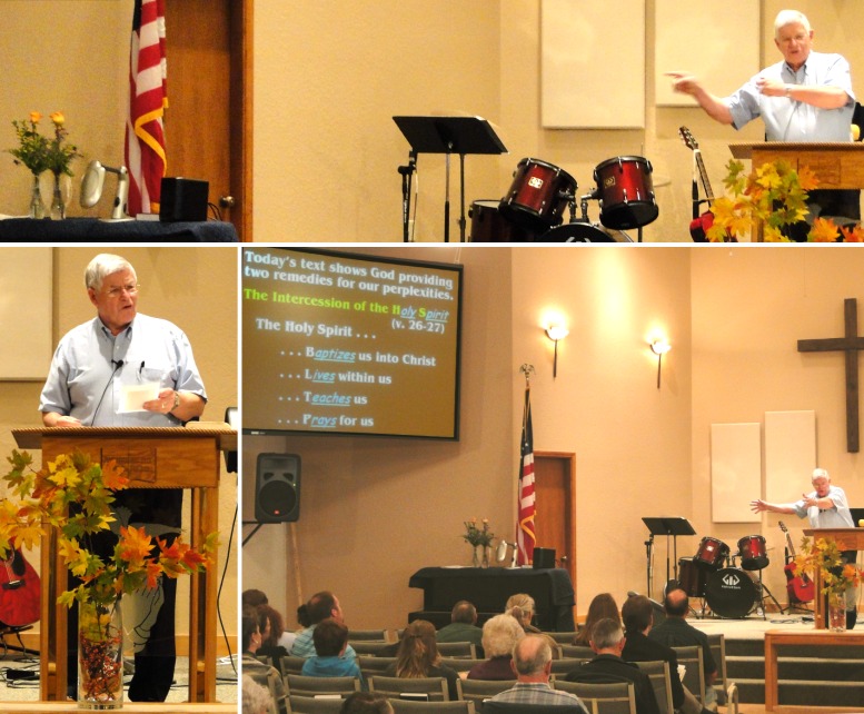 Pastor David Stevenson preaching
 "God's Remedies for Our Perplexities" - 10/16/11