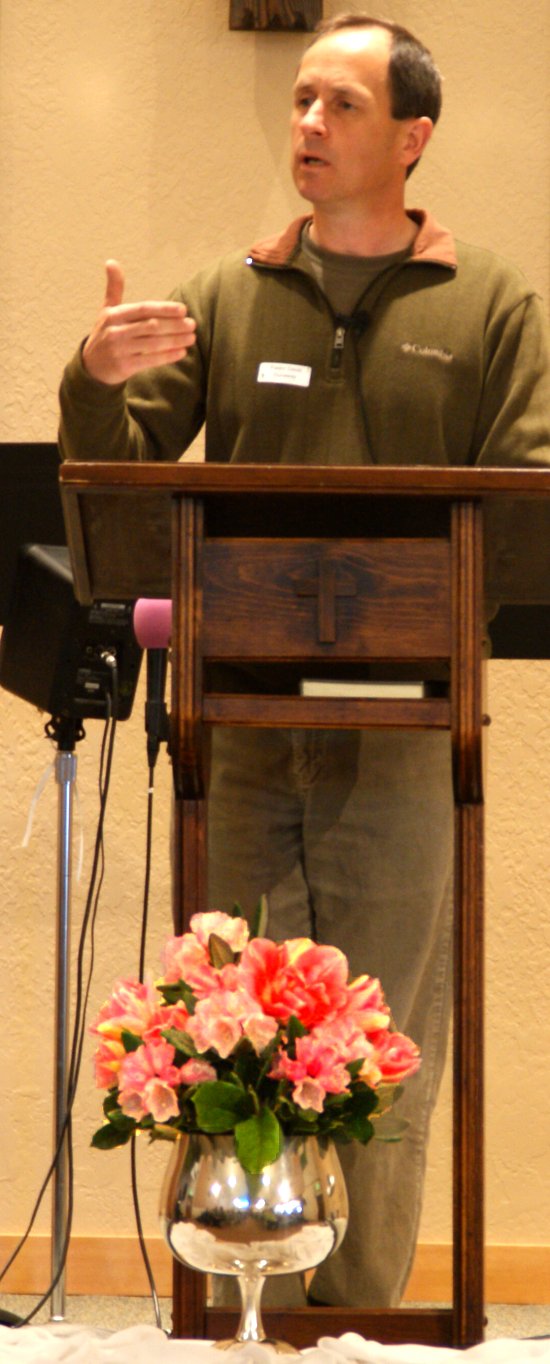 Pastor David preaching 
"Making Blind Eyes See"  - 4/25/10